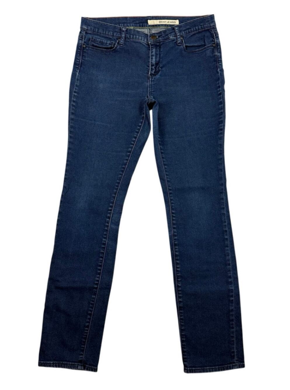 DKNY Jeans Women’s Size 8 Skinny Dark Wash Stretch Denim Jeans Mid Rise